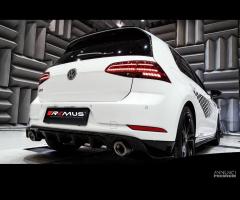 DIFFUSORE POSTERIORE VW GOLF 7.5 GTI TCR LOOK NERO - 6