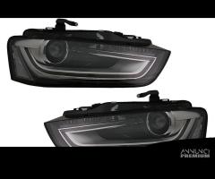 Fari DRL a LED Audi A4 B8.5 Facelift 12-15 Nero