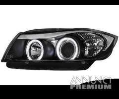 Serie 3 E90 E91 (05-08) fari halo nero LED