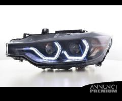 Fari LED DRL BMW Serie 3 F30/F31 M4 Style NERI