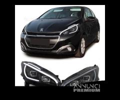 Fari Lightbar barra luminosa nero Peugeot 208