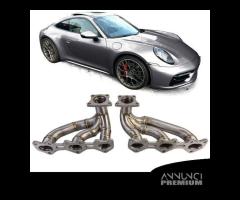 Downpipe Porsche 992 Carrera dal 2019 inox - 6