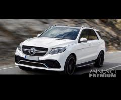 Mercedes GLE SUV W166 2015>18 Kit AMG nero/cromo - 6