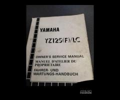 Manuale motore e telaio Yamaha yz 125 anno 1993