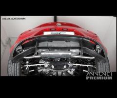 Alfa 4C 1750 TBI Posteriore INOX Doppio 2x100mm - 7