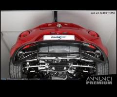 Alfa 4C 1750 TBI Posteriore INOX Doppio 2x100mm - 8