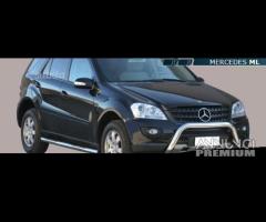 Mercedes ML 2006> Bull Bar e pedane acciaio inox