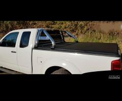 Nissan Navara D40 Roll bar inox con protez.cabina - 11