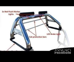 Navara D40 Roll bar inox con copertura tonneau - 5