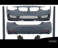 BMW Serie 4 F32-F33 Bodykit M4 look con terminali - 1