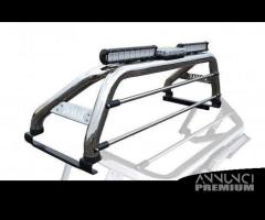 Isuzu D-Max Roll bar inox con protezione cabina