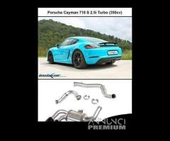 Porsche Cayman 718S 2.5i Turbo 350cv Scarico inox