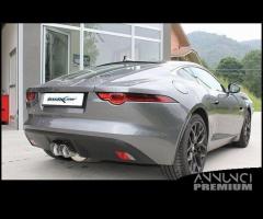 Jaguar F-Type 2.0 Turbo 300cv 2017> Scarico Inox