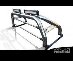 VW Amarok 2016>2023 Roll bar nero protez.cabina