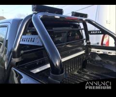 Nissan Navara NP300 Roll bar nero protez.cabina