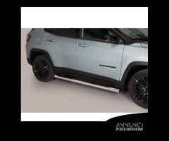 Jeep Compass/Hybrid 2022> Bull Bar e pedane inox