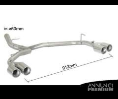 BMW Serie 1 E81-E87 123d 150kW Posteriore Inox