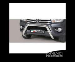 Toyota Hi-Lux 2016>2018 Bull Bar Anteriore inox