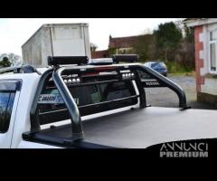 VW Amarok Roll bar inox nero con copertura tonneau