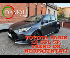 TOYOTA YARIS 5P 1.0 GPL TREND OK NEOPATENTATI