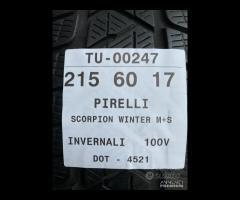 4 PNEUMATICI 215/60 R17 PIRELLI INVERNALI 80% - 9