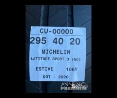 2 PNEUMATICI 295/40 R20 MICHELIN ESTIVE 80%