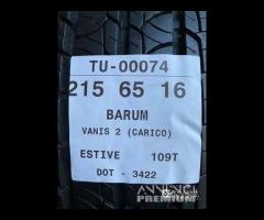 4 PNEUMATICI 215/65 R16C BARUM ESTIVE KM0 - 9