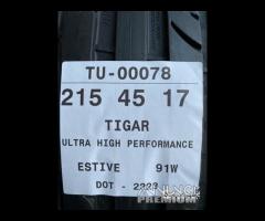 4 PNEUMATICI 215/45 R17 TIGAR ESTIVE 80% - 9