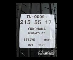 4 PNEUMATICI 215/55 R17 YOKOHAMA ESTIVE 80% - 9