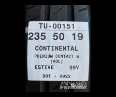 4 PNEUMATICI 235/50 R19 CONTINENTAL ESTIVE 85% - 9