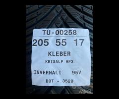 4 PNEUMATICI 205/55 R17 KLEBER INVERNALI 75% - 9