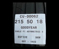 2 PNEUMATICI 215/50 R18 GOODYEAR ESTIVE 75% - 4