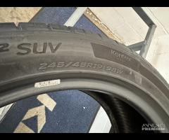 2 gomme 245/45 R19 - 98W. Hankook al 80%