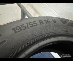 2 gomme 195/55 R16 - 87V. Continental - 4