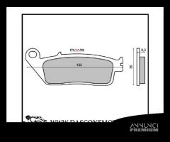 Pastiglie freno anteriori KAWASAKI Z750 2007 2012