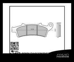 Coppia pastiglie freno anteriori organiche Malagut - 1