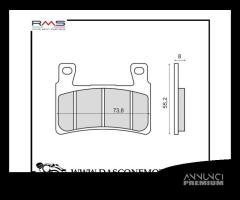 Coppia Pastiglie Honda Cbr 600 Anteriori Organiche