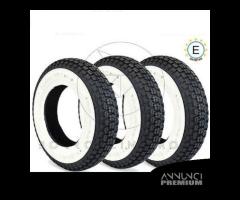 Set 3 Gomme fascia spalla bianca Vespa epoca