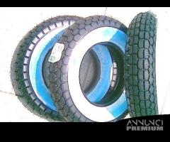 3 Gomme Spalla Bianca Bianche 3.50-8 Vespa 125 150