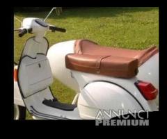 Sedile MARRONE Piaggio Vespa PX - ARCOBALENO - LML - 11