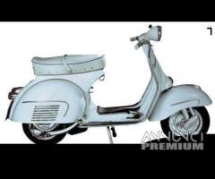 Sella Piaggio Vespa GS 160 Prima Serie Grigio - 9