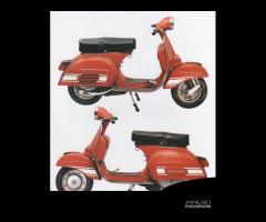 Cofani laterali Scocche Vespa 180 200 RALLY 125 TS - 14