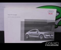 LIBRETTO USO MANUTENZIONE AUDI TT 8J ANNO 2009