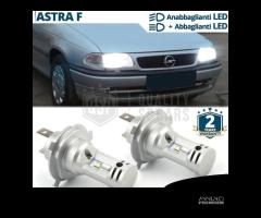 Kit Lampadine LED H4 per OPEL ASTRA F Luce Bianca