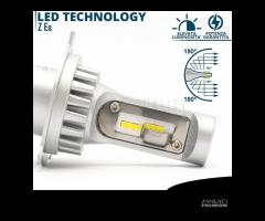 Kit Lampadine LED H4 per OPEL ASTRA F Luce Bianca - 8