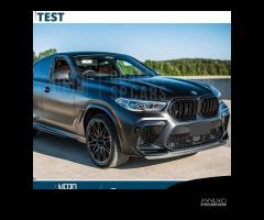 GRIGLIA Doppio Rene per BMW X6 G06 Nera Lucida