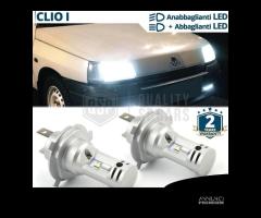 Lampadine LED H4 per RENAULT CLIO 1 Luce Bianca