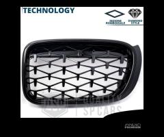 GRIGLIE Anteriori BMW X4 F26 Nero Lucido Diamond