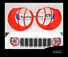 Cover Fari Anteriori per Jeep Renegade ABS Rosso