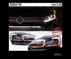 FARI LED Per Golf 6 TRASFORMAZIONE in Golf 7 GTI